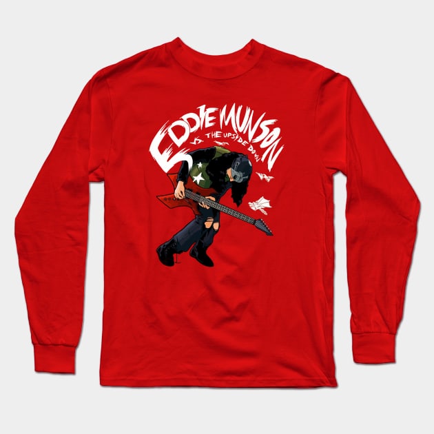 Eddie vs. the Upside Down Long Sleeve T-Shirt by Alice Chevalier